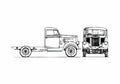Blueprint Opel Blitz 1t Truck 1935 A4 Photo Print