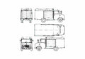 Blueprint Opel Blitz 2.1t Fire Truck 1972 A4 Photo Print