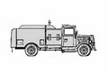 Blueprint Opel Blitz 3t S Kfz385 V2 Rocket B Stoff Tanker Truck 1939 A4 Photo Print