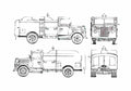 Blueprint Opel Blitz B Stoff Tanker Truck 1930 A4 Photo Print