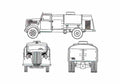 Blueprint Opel Blitz Fuel Tanker Truck 1930 A4 Photo Print