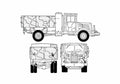 Blueprint Opel Blitz Kfz305 3t Coal Engine Truck 1939 A4 Photo Print