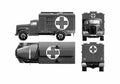 Blueprint Opel Blitz Kfz305 Ambulance Truck 1939 A4 Photo Print