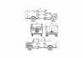 Blueprint Opel Blitz Tanker Truck 1944 A4 Photo Print