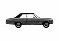 Blueprint Opel Commodore A GS 2 door Sedan 1968 A4 Photo Print