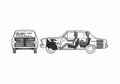 Blueprint Opel Kaddet 1100s Sedan 1970 A4 Photo Print