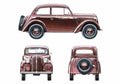 Blueprint Opel Kadett 2 door Sedan 1936 A4 Photo Print
