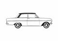 Blueprint Opel Kadett A Luxe Sedan 1962 A4 Photo Print