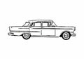 Blueprint Opel Kapitan Sedan 1959 A4 Photo Print