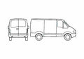 Blueprint Opel Movano Van 2005 A4 Photo Print