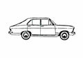Blueprint Opel Olympia Fastback Sedan 1967 A4 Photo Print