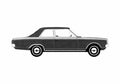 Blueprint Opel Rekord C 2 door Sedan 1967 A4 Photo Print