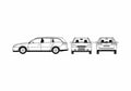 Blueprint Opel Vectra Wagon 2005 A4 Photo Print