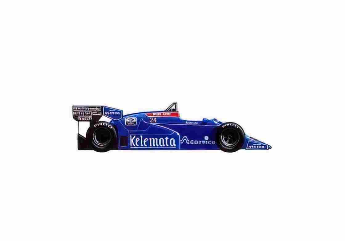 Blueprint Osella FA1F F1 OW 1984 01 A4 Photo Print