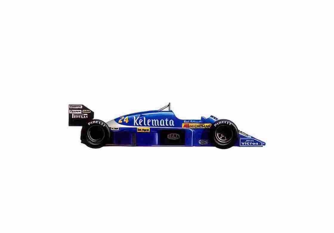 Blueprint Osella FA1G F1 OW 1985 01 A4 Photo Print