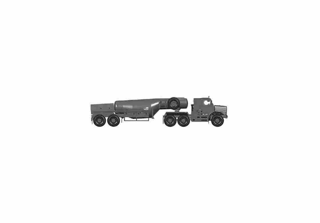 Blueprint Oshkosh Wheeled Tanker Truck 2007 01 A4 Photo Print