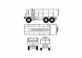 Blueprint Other AEC Matador Truck 1941 A4 Photo Print
