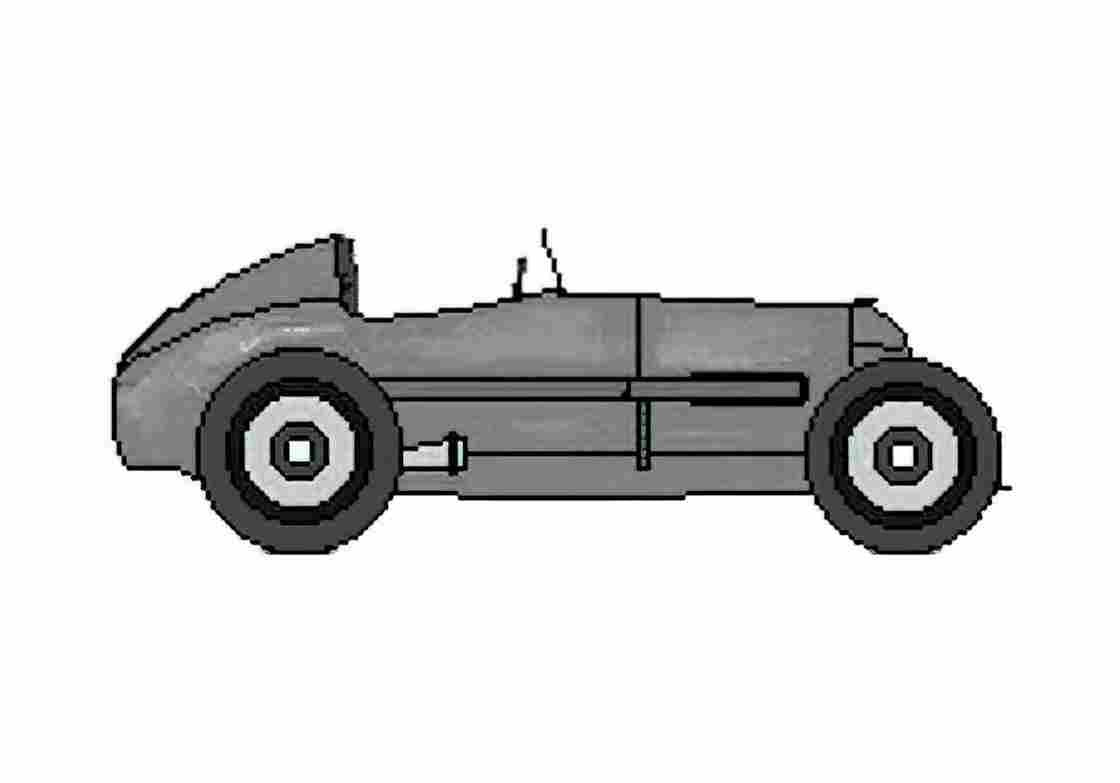 Blueprint Other Amilcar Mc0 GP OW 1927 A4 Photo Print