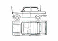 Blueprint Other Autocars Carmel 1.2 Sedan 1967 A4 Photo Print
