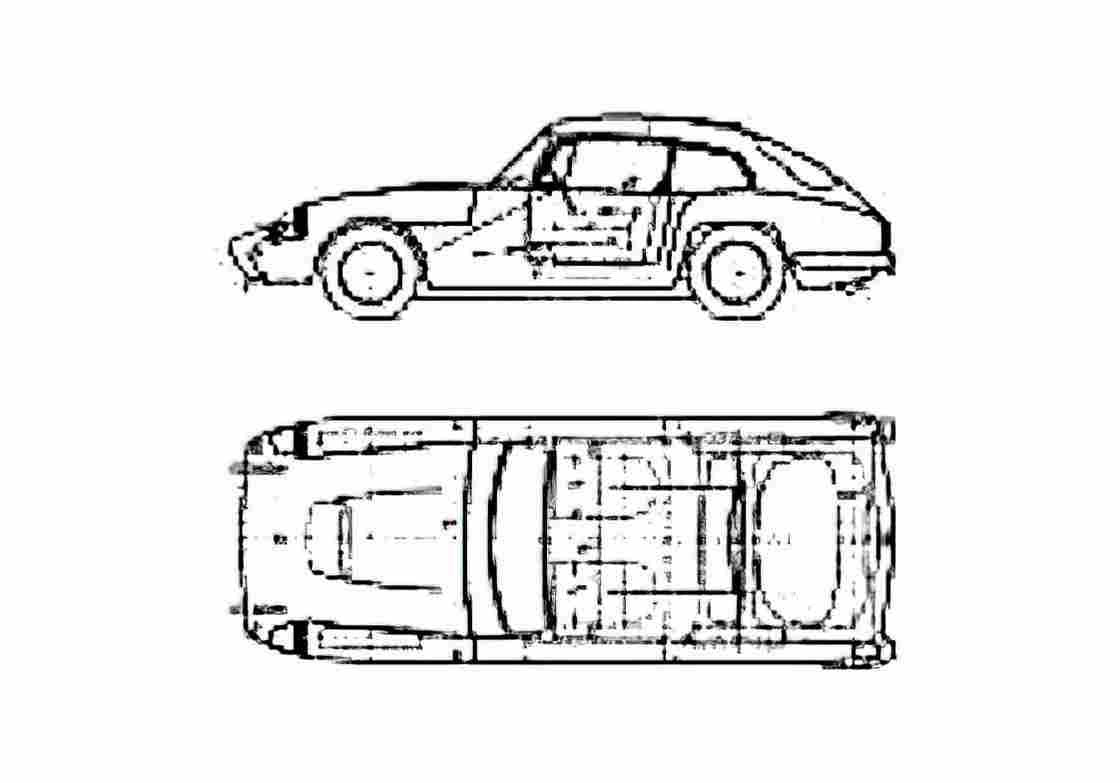 Blueprint Other Autocars Sabra Israel Coupe 1963 A4 Photo Print