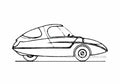 Blueprint Other Avolette Competition Coupe 1956 A4 Photo Print