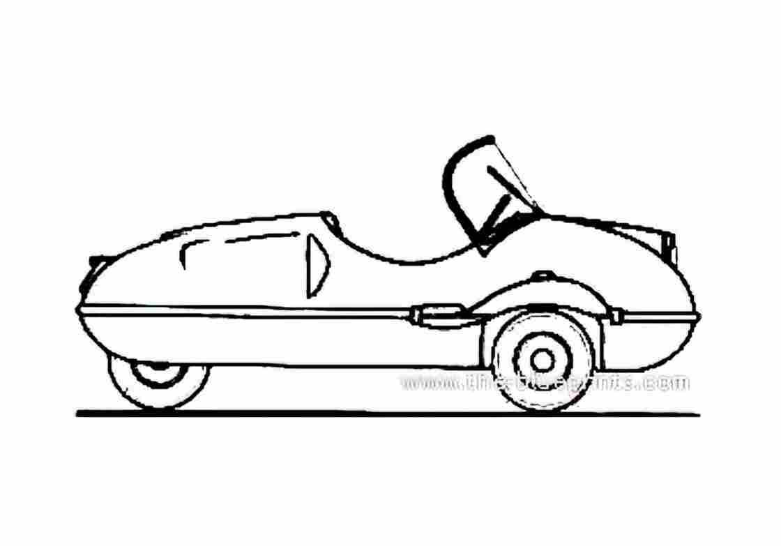Blueprint Other Avolette La Voila Normal Cabriolet 1956 A4 Photo Print