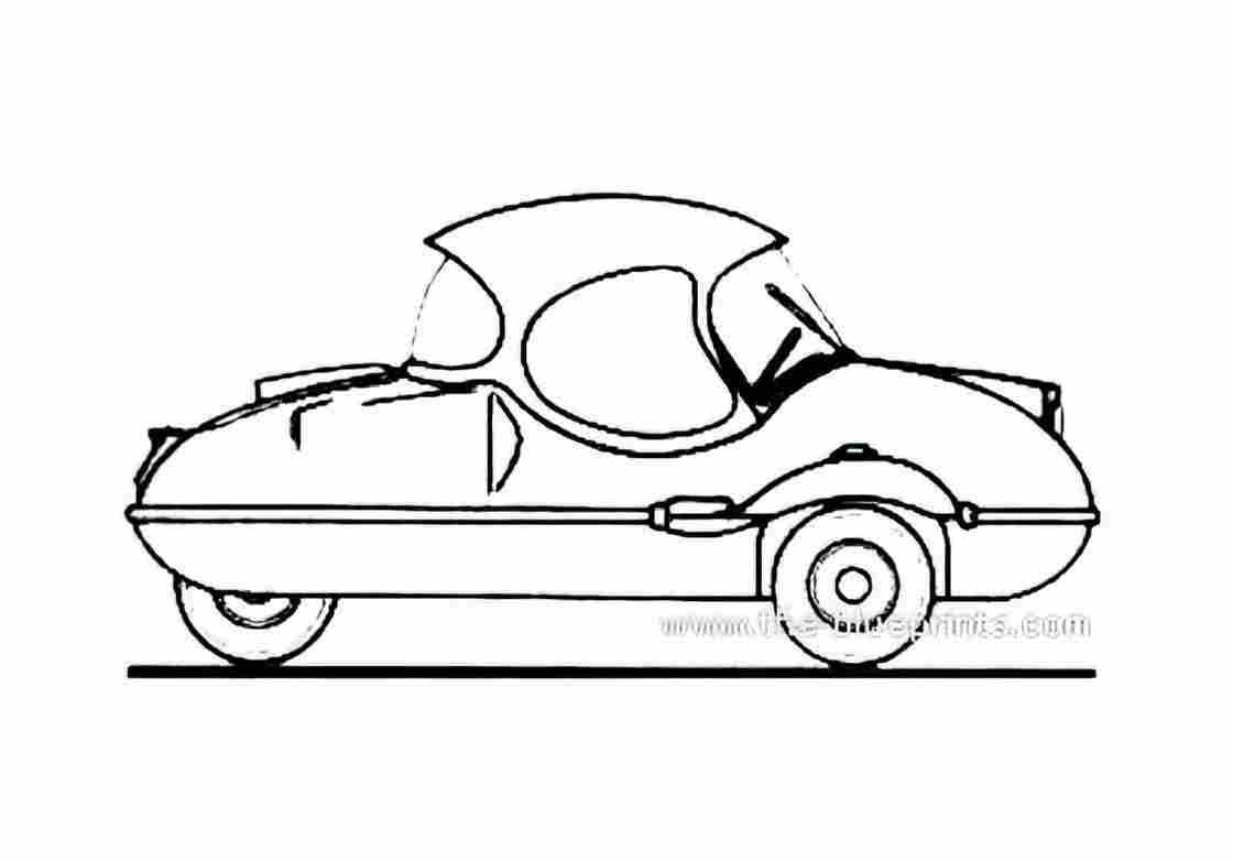 Blueprint Other Avolette Rekord De Luxe Coupe 1956 A4 Photo Print