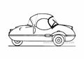 Blueprint Other AvoletteTourism Coupe 1956 A4 Photo Print