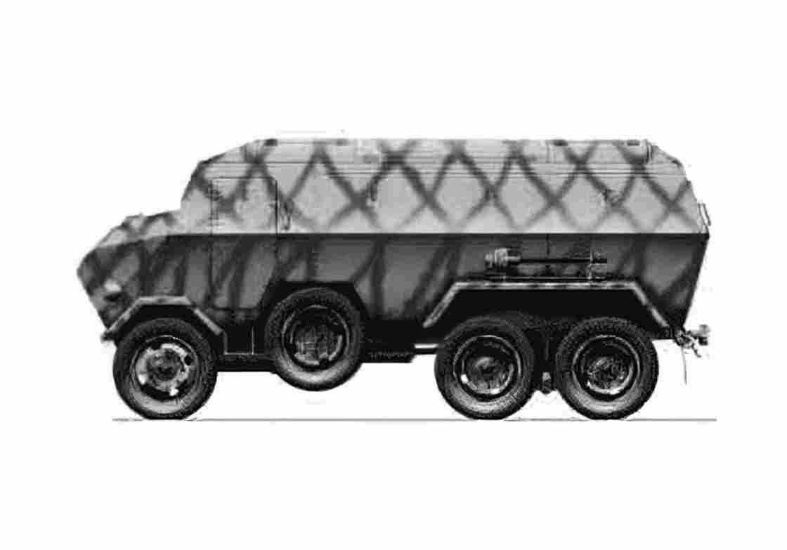 Blueprint Other FIAT Dovunque 35 Armoured Car Truck 1941 A4 Photo Print