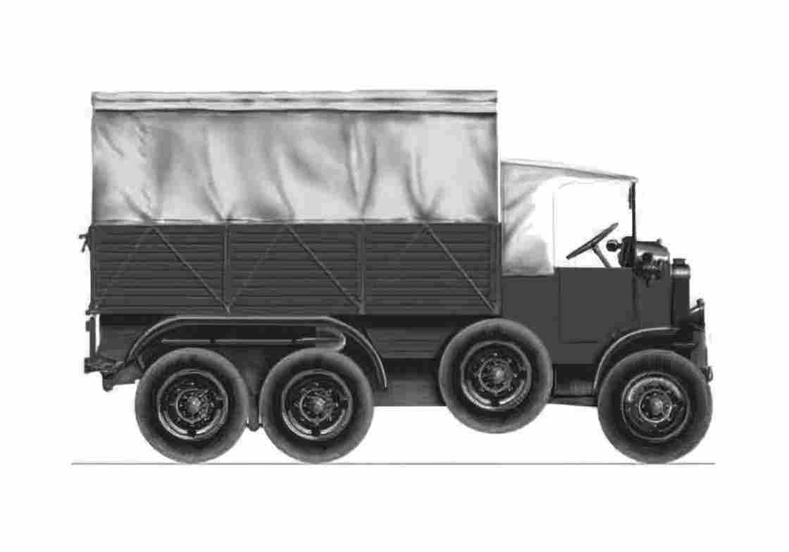 Blueprint Other FIAT Dovunque 35 Truck 1941 A4 Photo Print