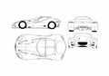 Blueprint Other Gillett Vertigo Coupe 2002 A4 Photo Print