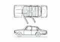 Blueprint Other Glas 1700 Sedan 1964 01 A4 Photo Print