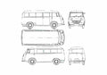 Blueprint Other Goliath Express Kombi Van 1955 A4 Photo Print