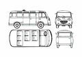 Blueprint Other Goliath Express Luxus Microbus Minivan 1955 A4 Photo Print