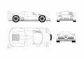 Blueprint Other Gumplert Apollo Coupe 2008 A4 Photo Print
