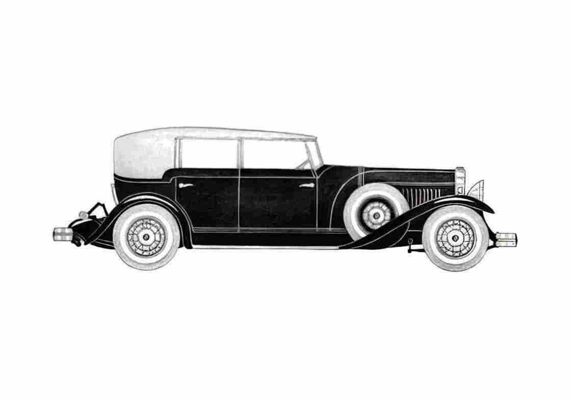 Blueprint Other Lasalle Landaulette Sedan 1930 A4 Photo Print