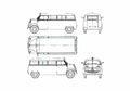 Blueprint Other Lloyd LT 600 LWB Minivan 1956 A4 Photo Print