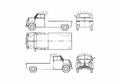 Blueprint Other Lloyd LT 600 Pick up 1955 A4 Photo Print