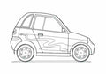 Blueprint Other Maini Reva Hatchback 2002 A4 Photo Print