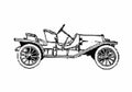 Blueprint Other Overland Model 40 OW 1910 A4 Photo Print