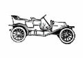 Blueprint Other Overland Model 42 OW 1910 A4 Photo Print