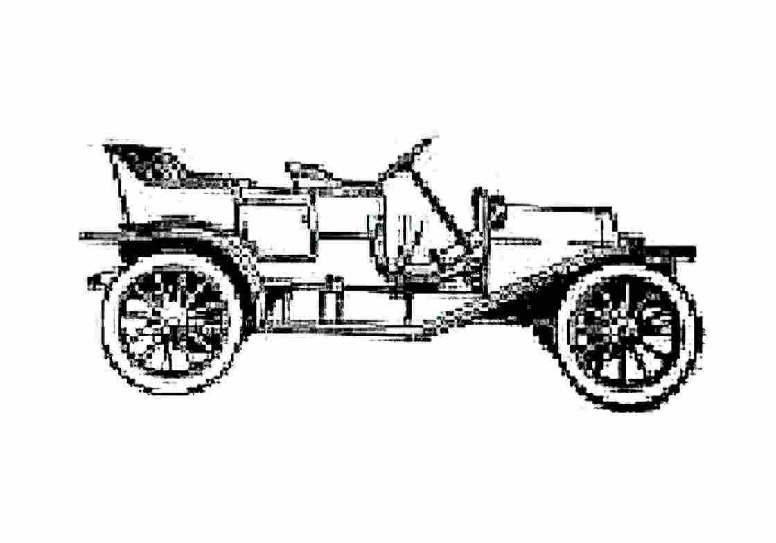 Blueprint Other Overland Model 42 OW 1910 A4 Photo Print