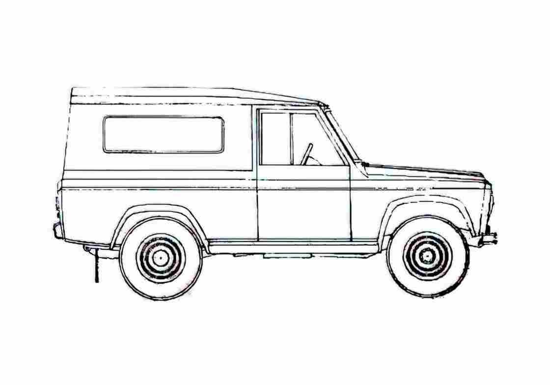 Blueprint Other Portaro 280 SUV A4 Photo Print