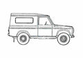 Blueprint Other Portaro Hard Top SUV A4 Photo Print