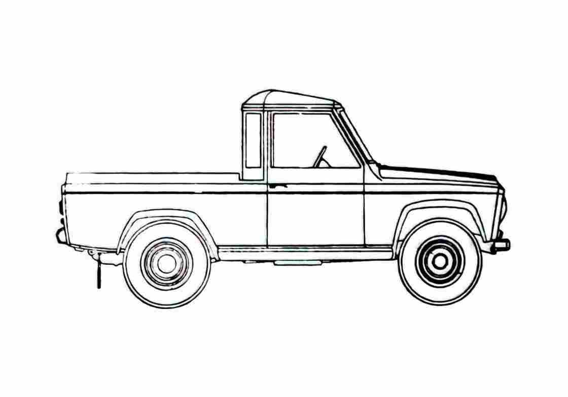 Blueprint Other Portaro Pick up A4 Photo Print