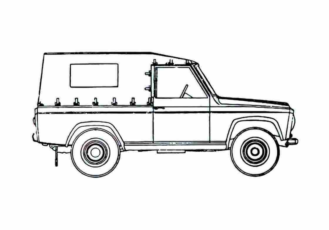Blueprint Other Portaro Soft Top SUV A4 Photo Print