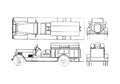 Blueprint Other Seagrave Rescue Truck 1932 A4 Photo Print