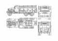 Blueprint Other Studebaker US 6 Truck 1944 A4 Photo Print