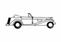 Blueprint Other Sun Car Arpage Roadster 1981 A4 Photo Print
