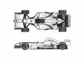 Blueprint Other Super Aguri SA05 Bahrain GP OW 2006 A4 Photo Print